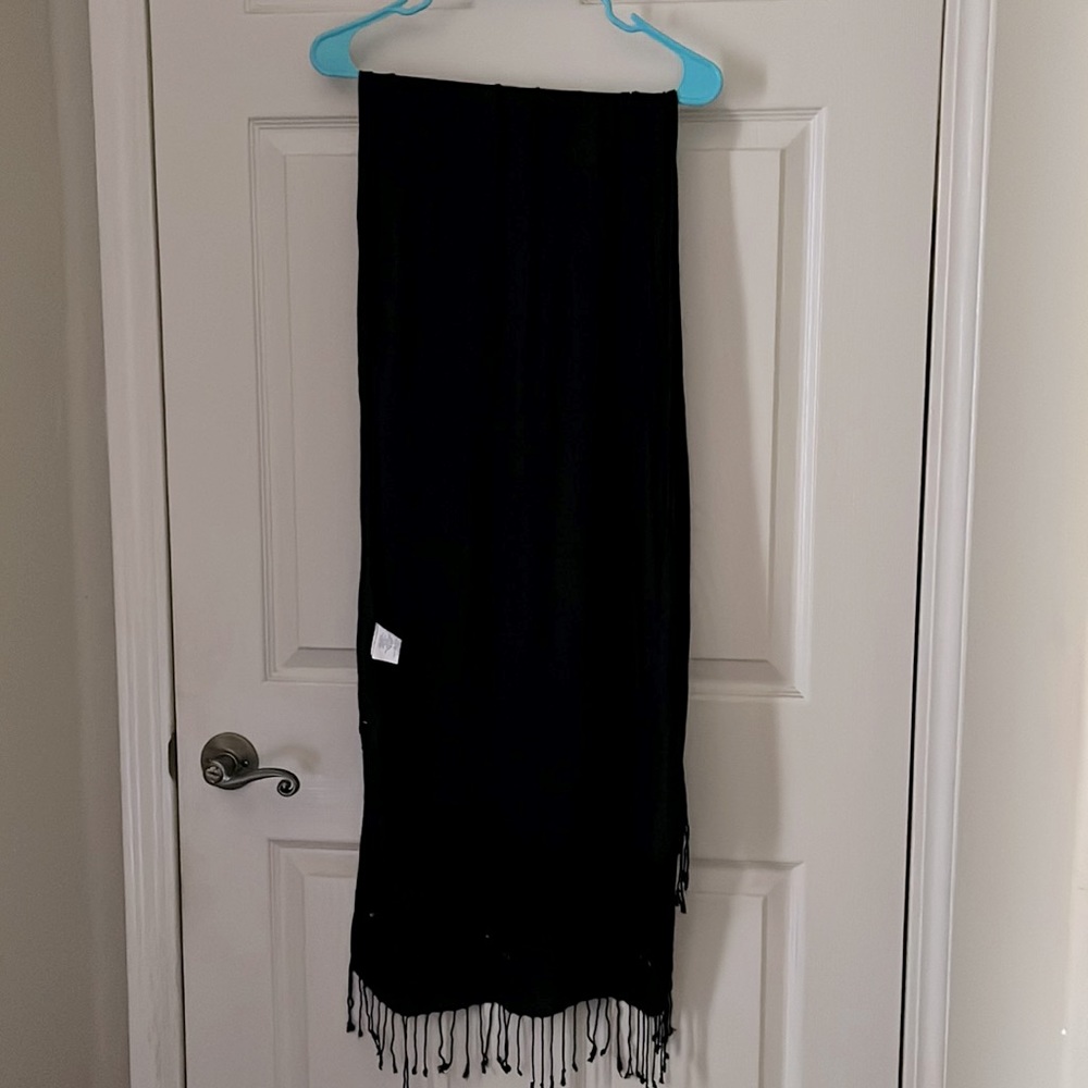 Black pashmina scarf shawl